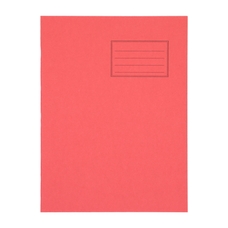 Classmates A4+ Exercise Book 48 Page, 10mm Squared, Red - Pack of 50
